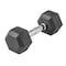 Lifeline Fitness Hex Rubber Dumbbell, 10lbs LLHRD10 - alternate 3